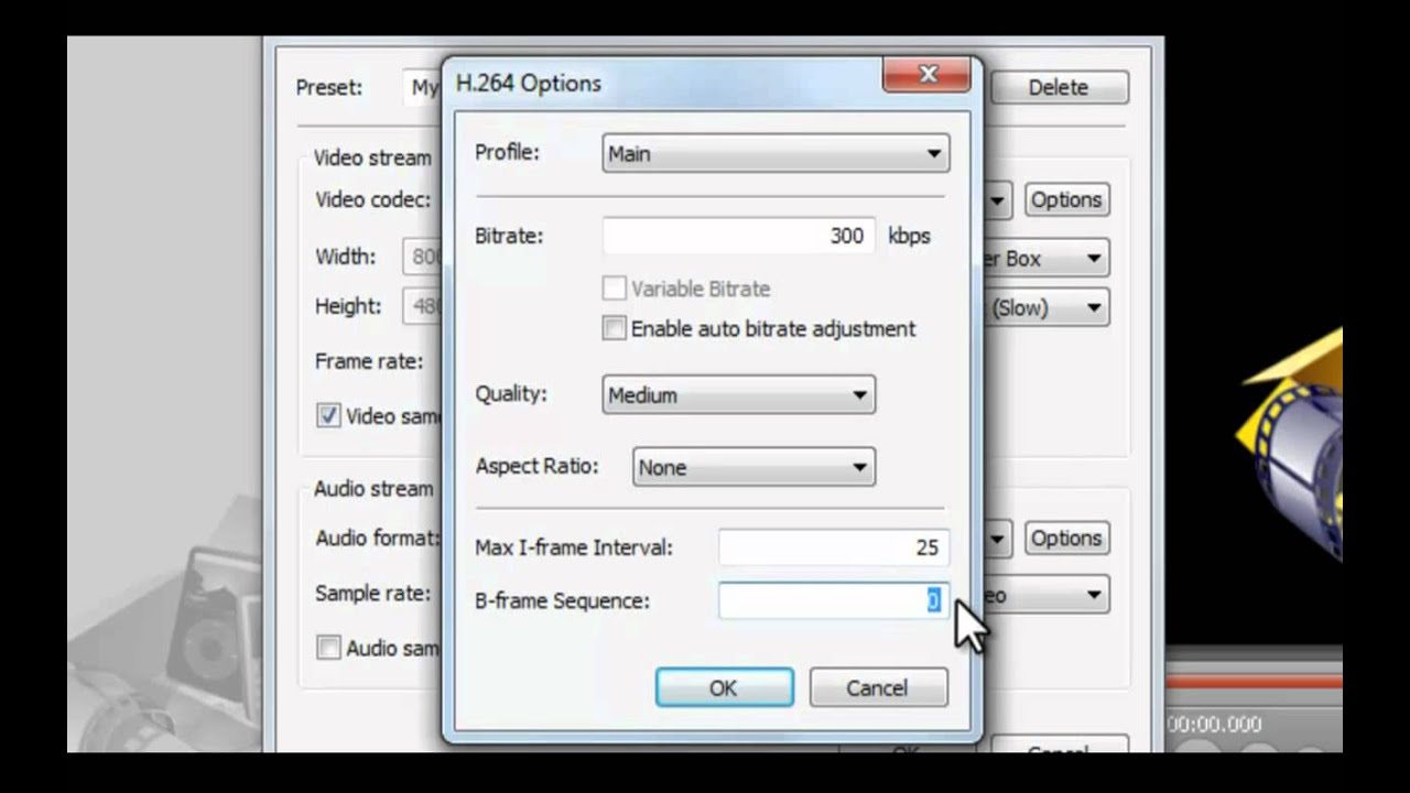 tips on how to create custom presets for converting video files with sequence format converter