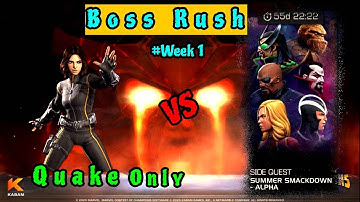 Quake Vs Summer Smackdown-Alpha #MCOC(Marvel Contest of Champions)