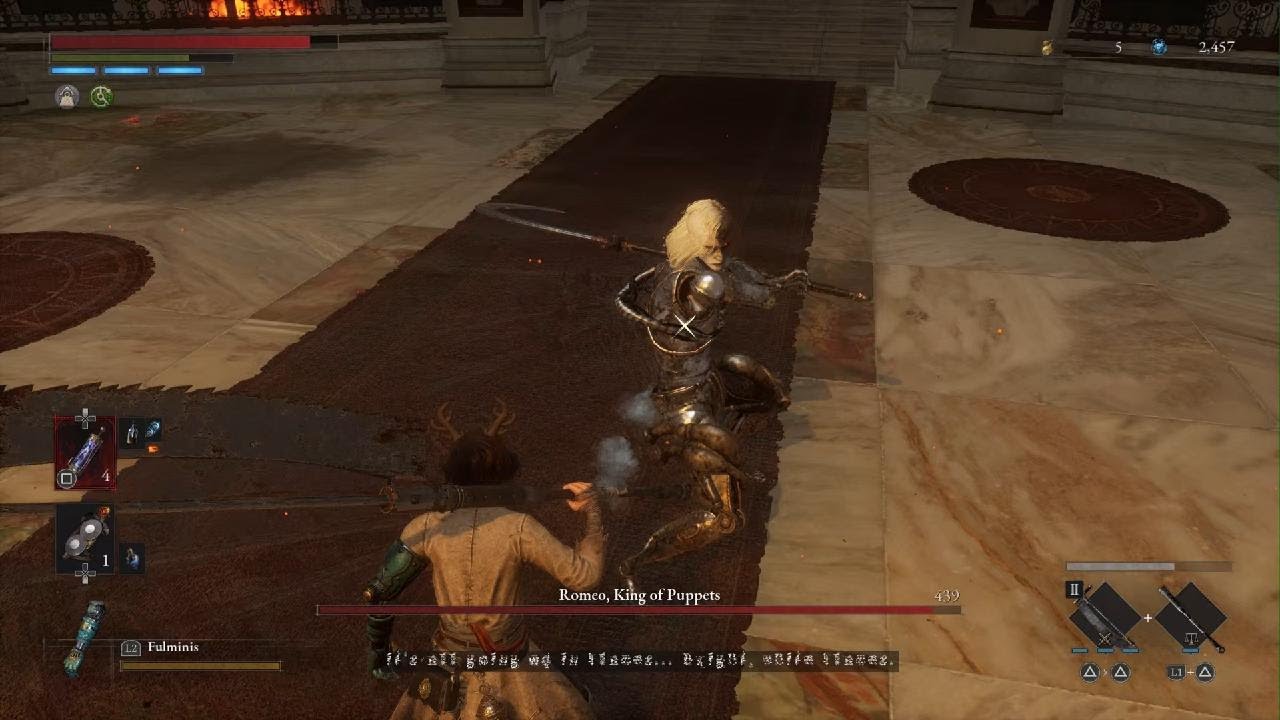 Boss Romeo King Of Puppets/Romeo Boss Fight - Lies of P - YouTube