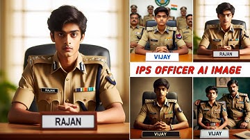 Create 3D Ai I.P.S image creator 2024 | Indian Police Service | bing image creator | new tutorial