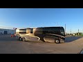 2019 Prevost X3-45 Parked in Front of DOT Exam facility