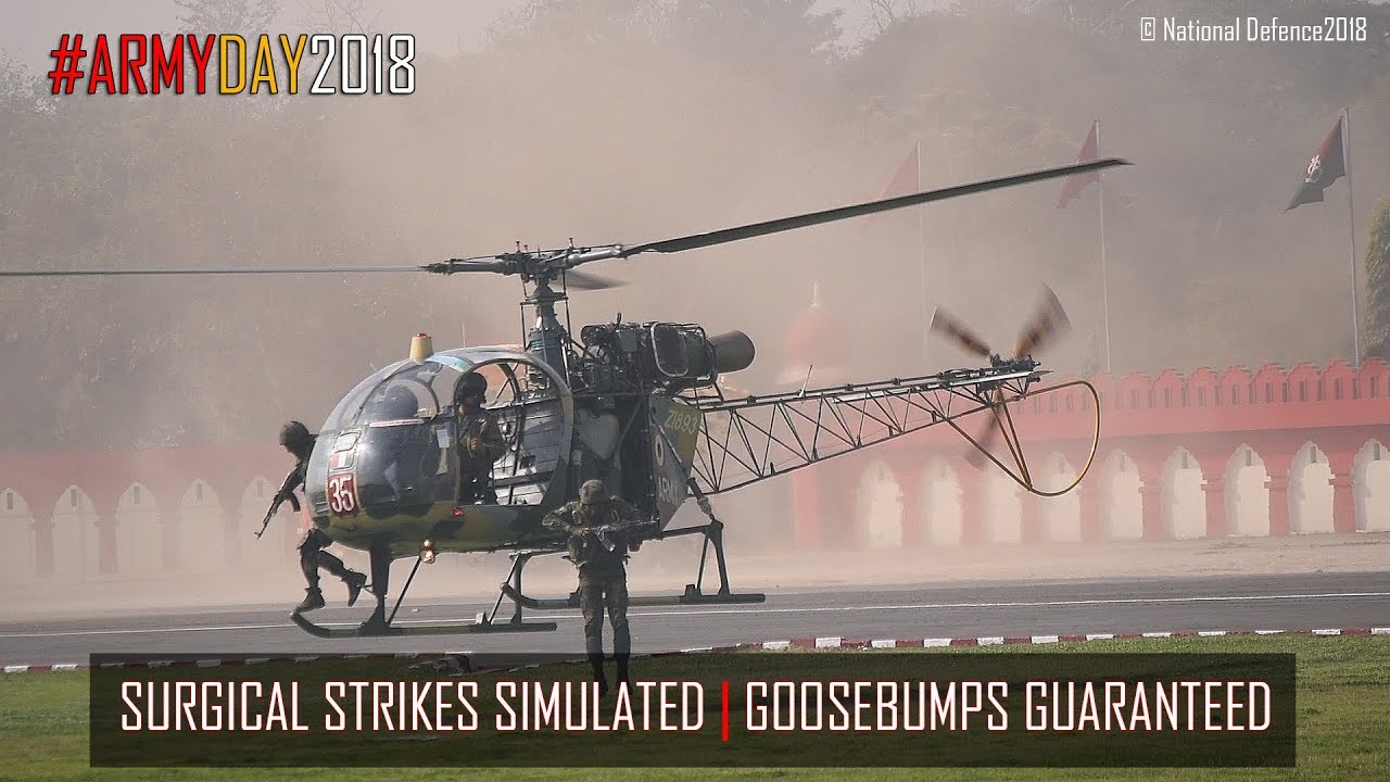 Army Day 2018 Parade | Surgical Strikes Simulated | Latest Motor bike Stunts | Goosebumps Guaranteed
