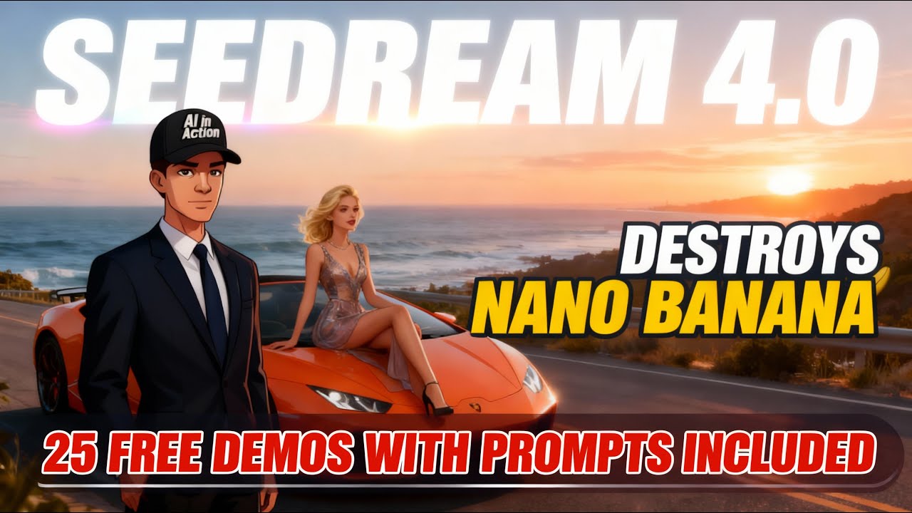 Seedream 4.0 DESTROYS Nano Banana — 25 Viral AI Demos + Free Prompts!