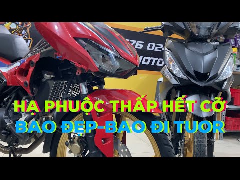 Video Hạ phuộc trước thấp hết cỡ cho Winner X và Winner V1. - youtube
