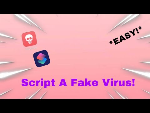 How to script a fake VIRUS on IPHONE | fake virus PRANK (**EASY**)