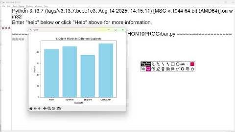 BAR CHART #matplotlib #class10th #pythonforbeginners #learnpythoninhindi #pythontutorial #python