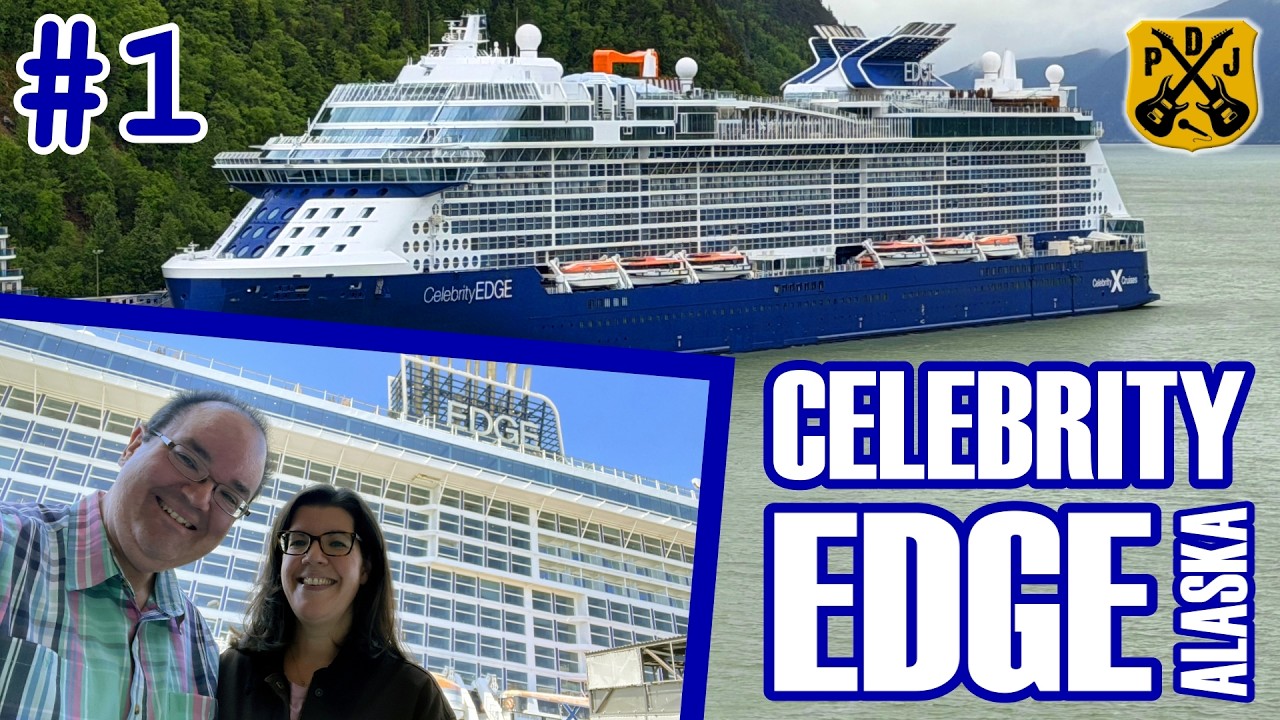 Celebrity Edge Pt.1 - Seattle Embarkation, Cabin Tour, Cyprus Dinner, Pub Games, Eden Allure Show