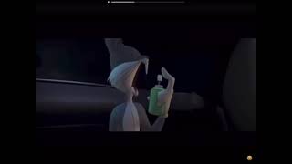Bugs Bunny screaming but it’s Toad screaming