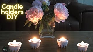 DIY Candle Holders/വളരെ എളുപ്പത്തിൽ  ചെയ്യാവുന്ന Candle Holders/Curry Leaf Tasty Tips EP;72