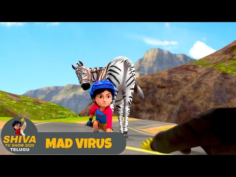 Mad Virus | Shiva Cartoon Story In Telugu | Shiva-The Full Episode 171 Shiva Tv Show 2025 Telugu