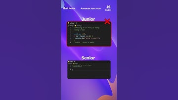 Check if an Array is Empty (Long vs Short Ways ) JavaScript Tips and Tricks Part_21