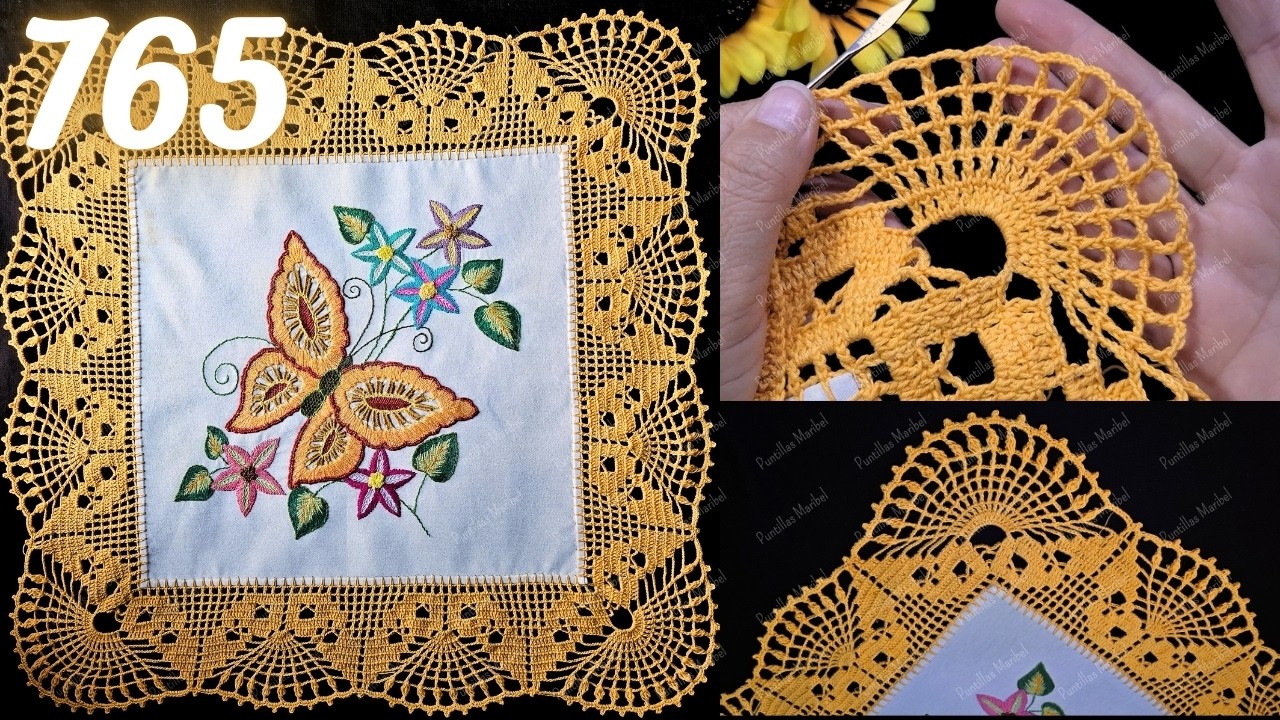 Puntilla Mariposa de VUELTA Y VUELTA 🦋 765