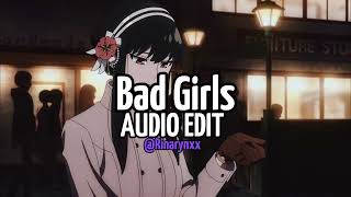 Bad girls - M.I.A (edit audio) @Rinarynxx