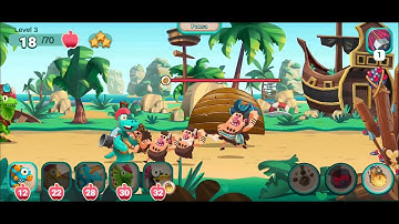 Island 18 Level 4 Dino Bash Travel Thru Time