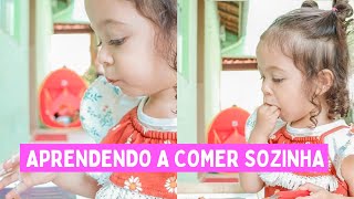 Como Ensinar O Bebê A Comer Sozinho E Usar Talheres E Copos De Vidro Na Alimentação