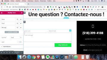 🖥 COMMENT CRÉER UN FORMULAIRE DE CONTACT AVEC ELEMENTOR ?