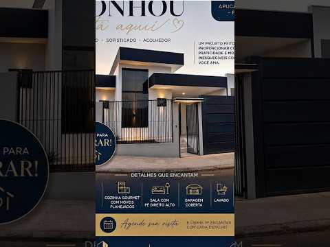 Vídeo do imóvel — CASA NOVA em Jardim Veneza  -  Apucarana