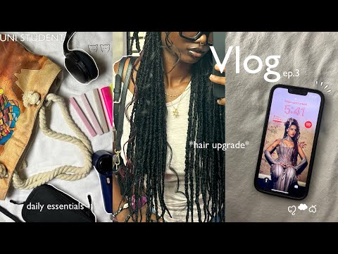 Slice of life 🌱| uni student vlog! What’s in my bag, cutting my hair🙂↕️, arcade ✿