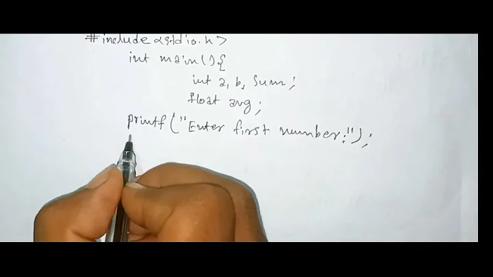 C program to find SUM and AVERAGE of two numbers  | Sum, Average