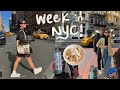 week in my life in NYC ❤️‍🔥 best food spots, showing my boyfriend the city!!