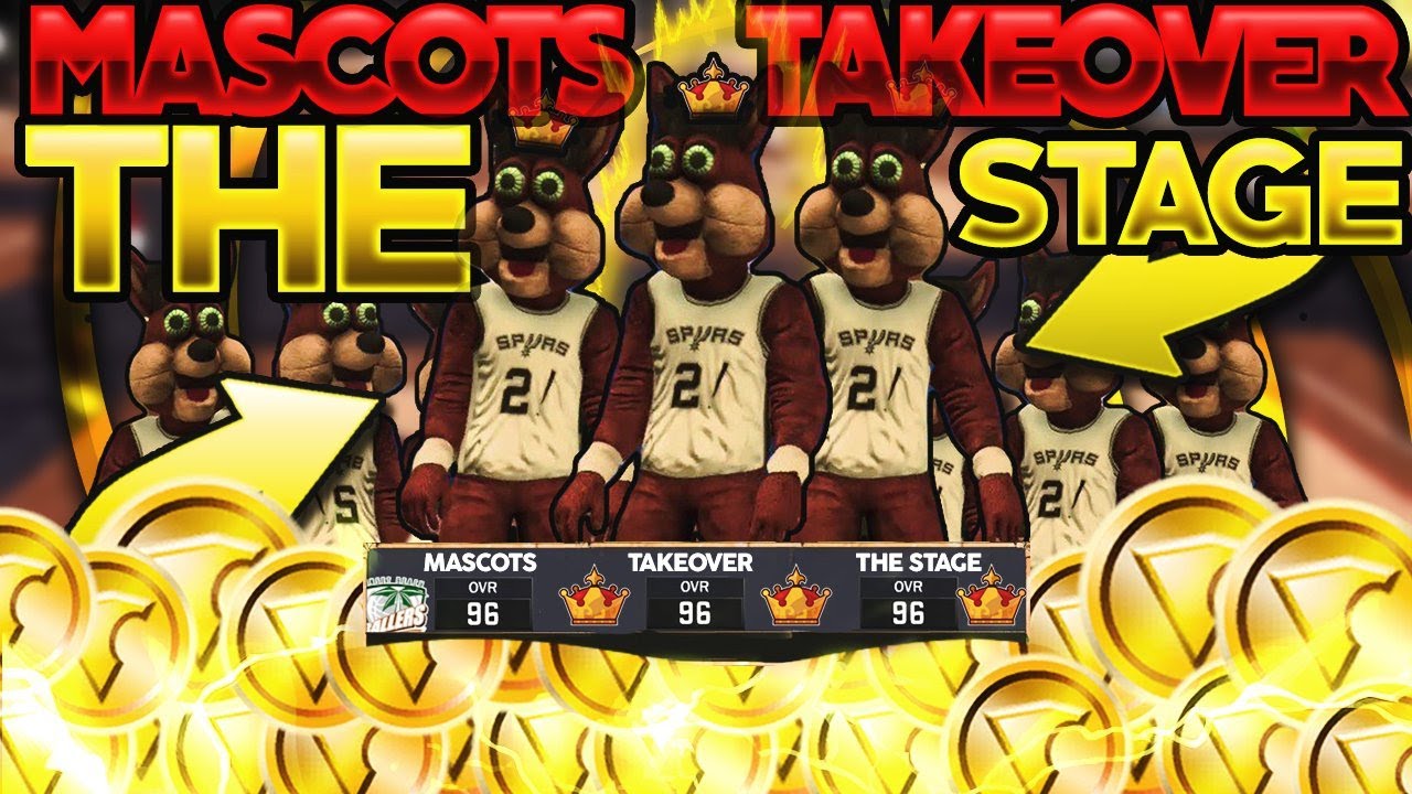COYOTE MASCOTS TAKEOVER IN HIGH ROLLER•4 COYOTE MASCOTS BANKING OUT ON VC! NBA 2K17