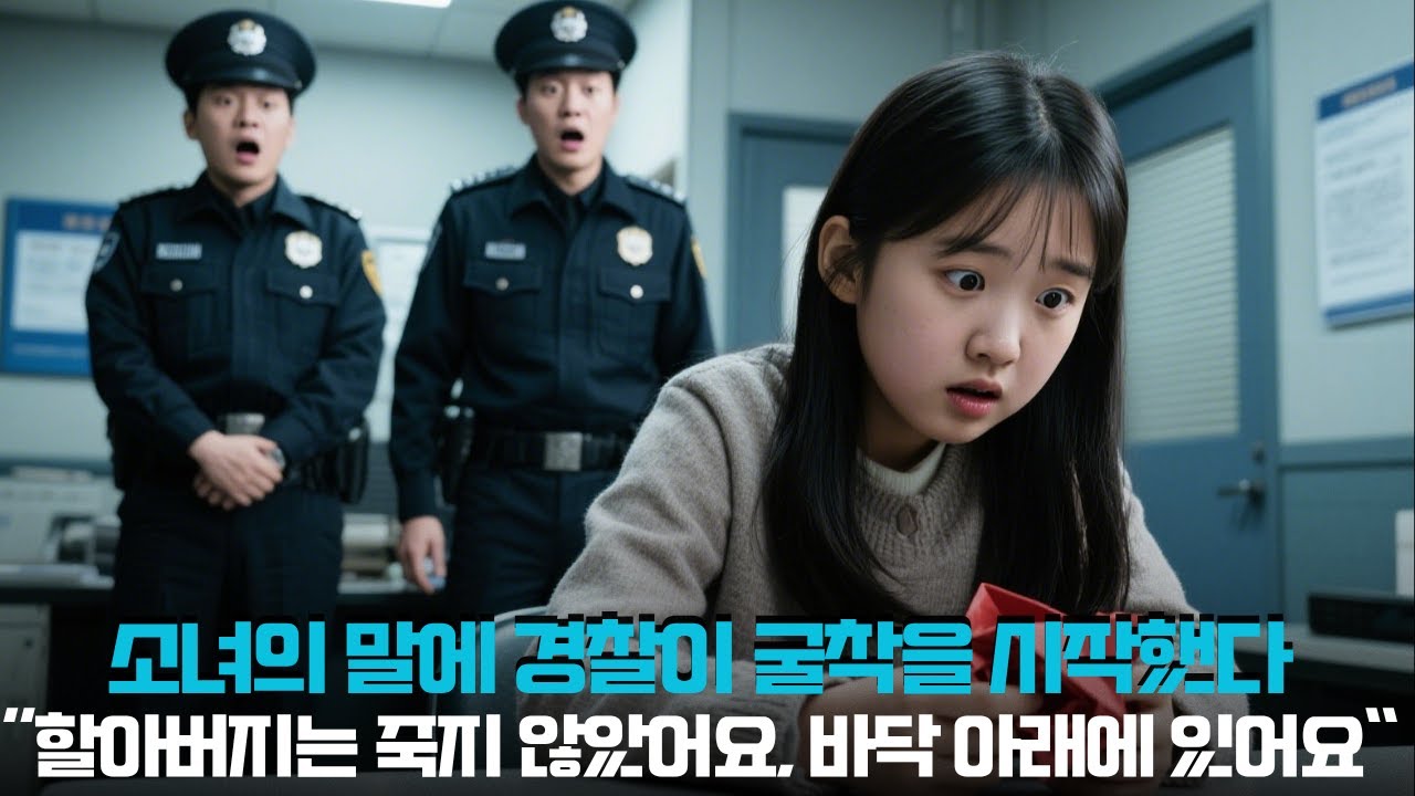 “할아버지는 죽지 않았어요, 바닥 아래에 있어요” — 소녀의 말에 경찰이 굴착을 시작했다…