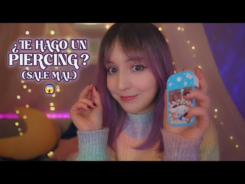⭐POV: Tu Amiga te pone un PIERCING (Sale MAL) 😱 ASMR RÁPIDO y Divertido