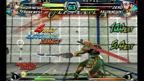 Tatsunoko vs Capcom WiFi match 4 (Soki/Frank West) vs (Soki/Zero)