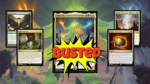 MTG Friends - Omnath, Locus of Creation | Magic the Gathering | MTG | Busted card