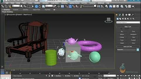 Bài 1. Làm quen với 3Dsmax, các khối cơ bản và lệnh Align trong 3Dsmax