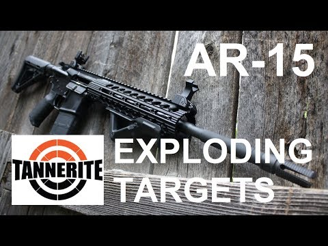 TANNERITE EXPLODING TARGETS | AR15 Rifle