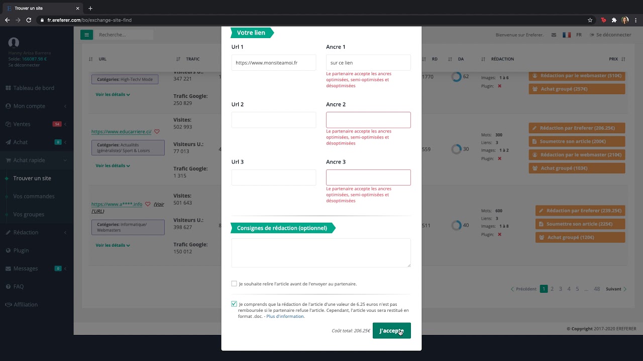 Présentation de Ereferer