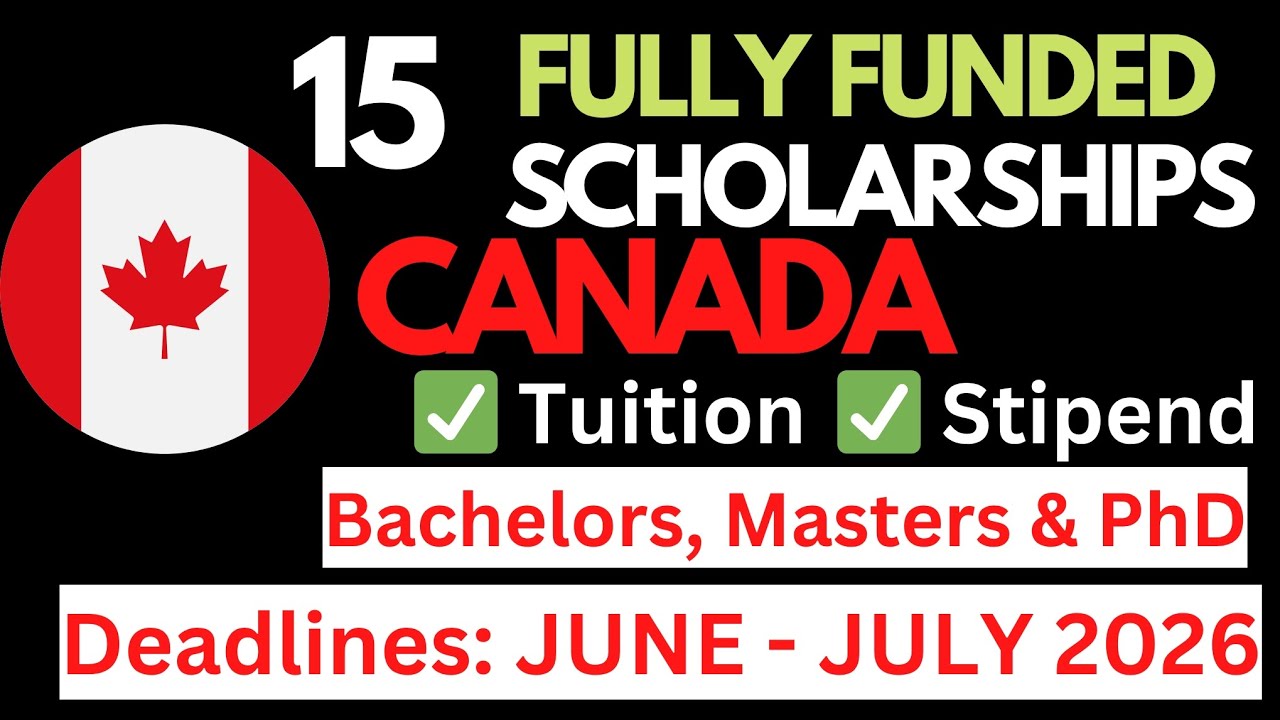 Fully Funded Scholarships for International Students in Canada 2026 ...