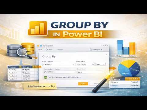 Group By in Power BI | Power Query Data Aggregation Tutorial - YouTube