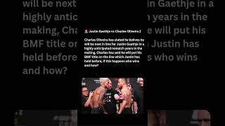 Currrent UFC Champion Justin Gaethje could be taking on Charles Oliveira #ufc #mma #justingaethje