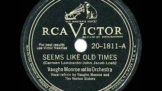 Watch Vaughn Monroe Seems Like Old Times video