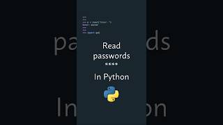 Python getpass explained #Python