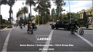 LAESK8  Santa Monica // Hollywood Hills // UCLA Group Ride (21 MAY 2022)