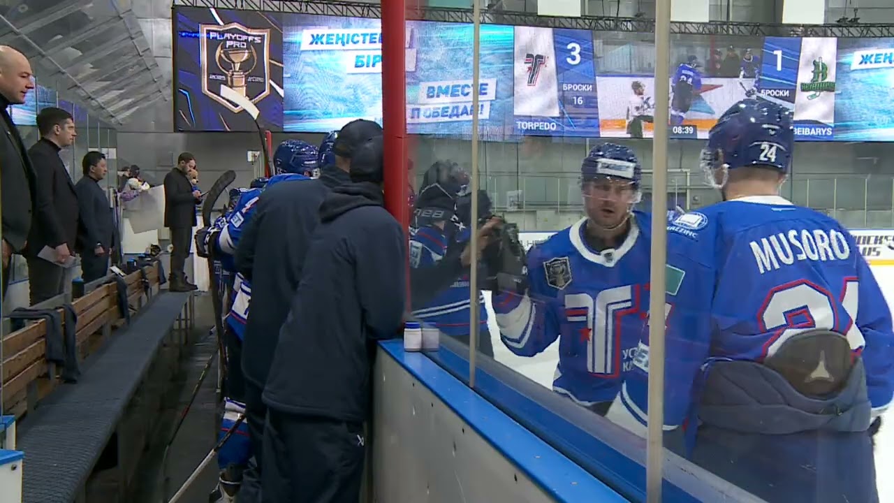 Видеообзор матча Torpedo - Beibarys 4-2, игра №274 1хBet - Pro Hokei Ligasy 2025/2026