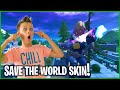 15 KILL WIN WITH THE NEW SAVE THE WORLD SKIN!