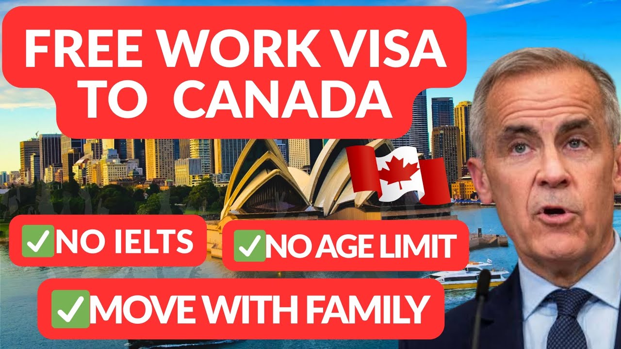 Free Canada Work Visa 2026 | No IELTS | No Age Limit | Move With Family 