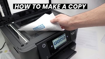 Epson WorkForce Pro WF-4820 & 4830: How to Make a Copy