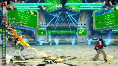 DBFZ - Android 17 2 Bar Midscreen Combo No Assists/Sparking (5800 DMG)