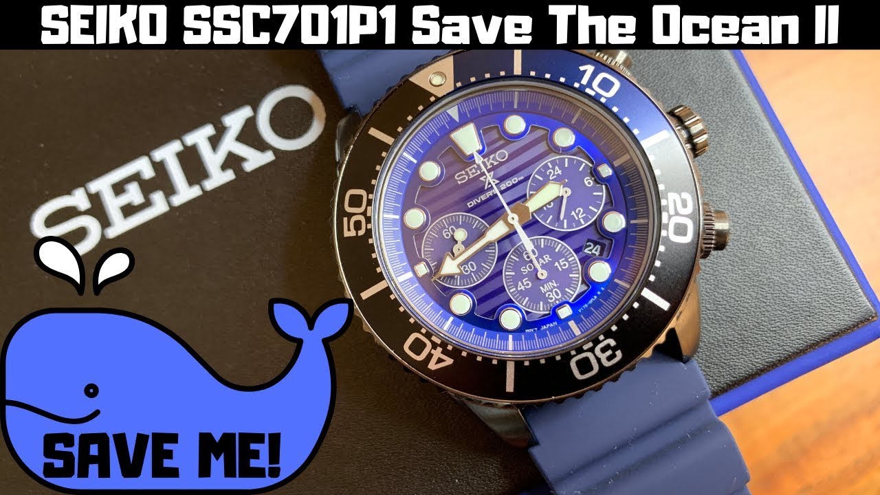 Seiko Prospex Solar Chronograph SSC701 