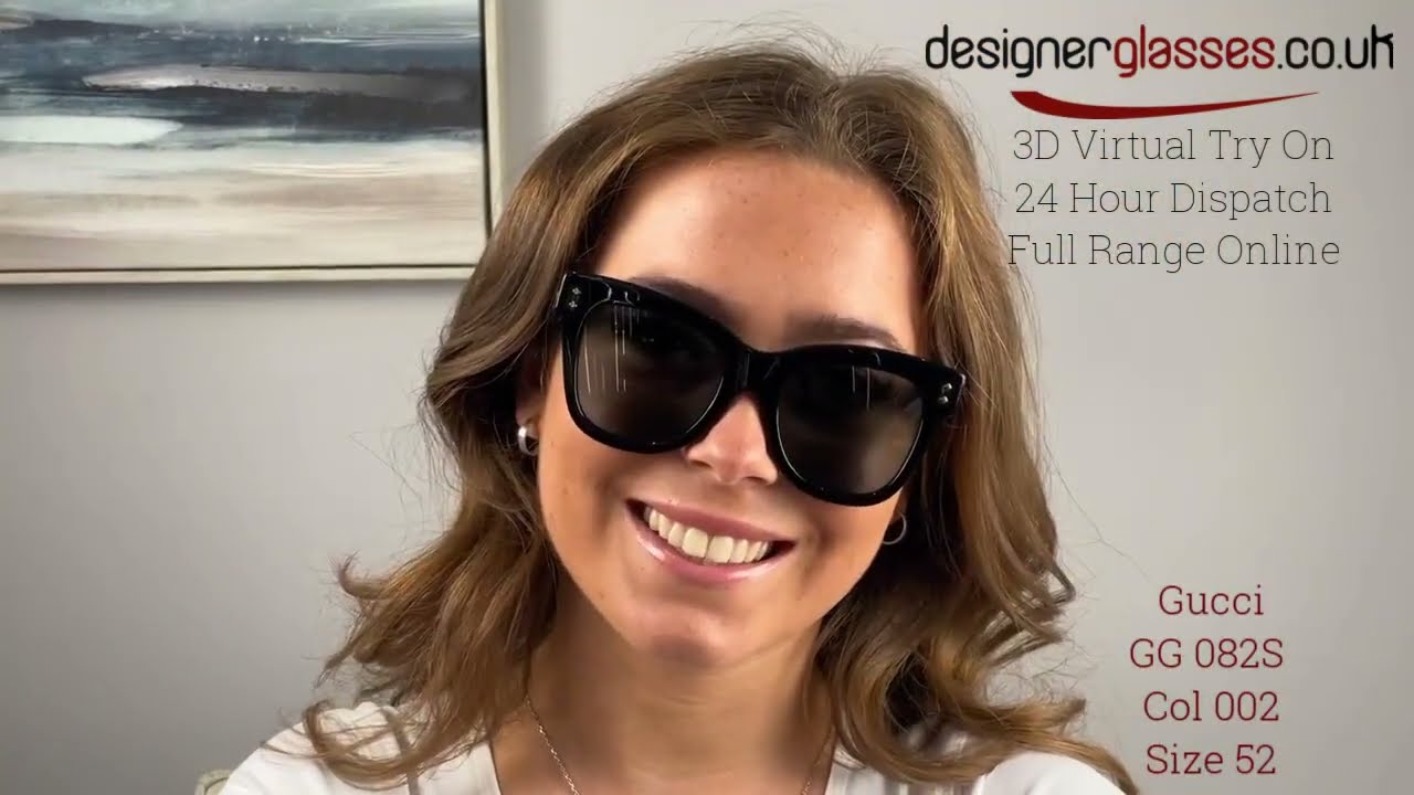 Gucci GG1082S Sunglasses - YouTube