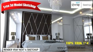 Vray Next Sketchup tutorial ( tips Trick )