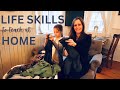 What life skills should be taught at home