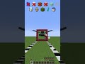 Wall Thickness vs Flying Challenge #meme #shorts #minecraft