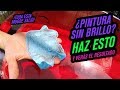 Como descontaminar y abrillantar pintura