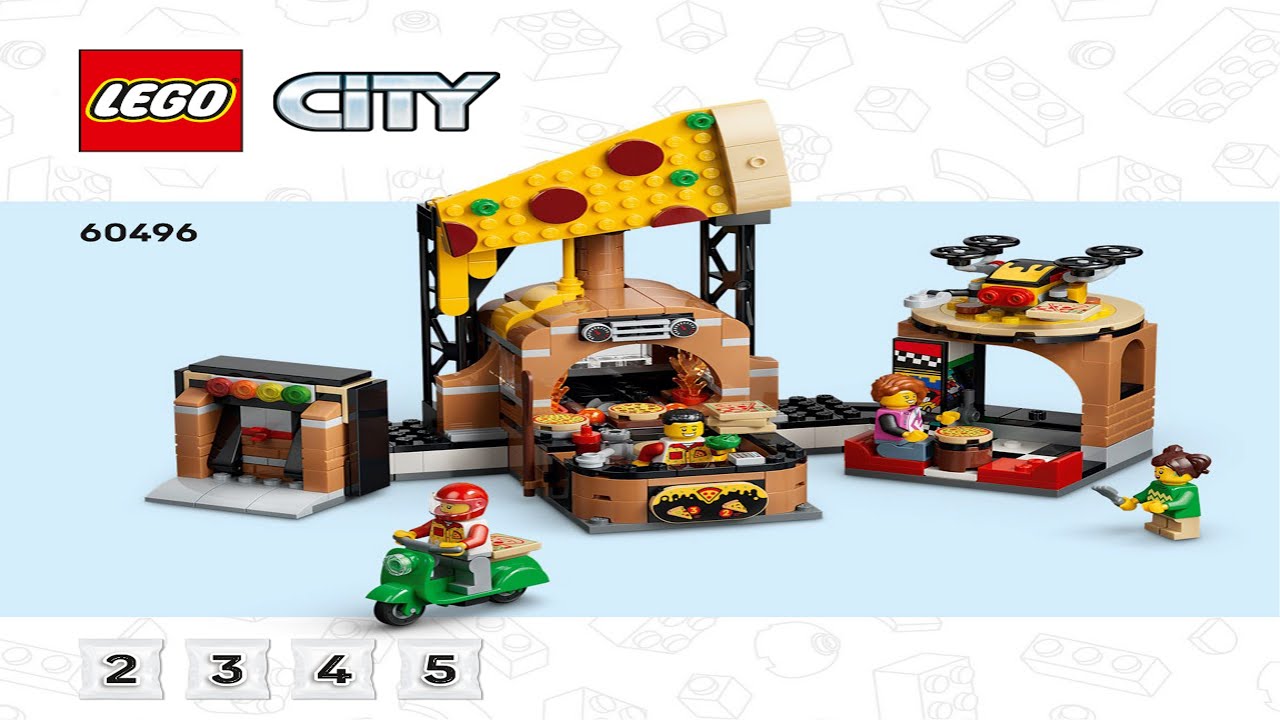 Pizza Delivery Experience LEGO instructions